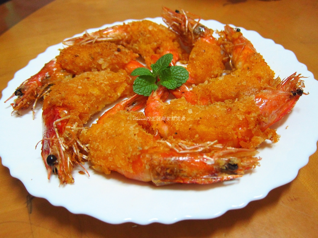 年菜,年菜 蝦,年菜蝦,年菜蝦料理,炸蝦,蝦 年菜,蝦子年菜,黃金蝦 @Amanda生活美食料理