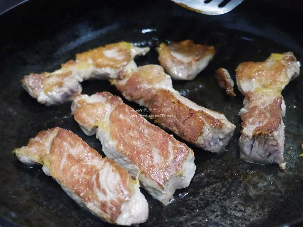 五花肉,刈包,掛包,梅花肉,滷肉,燒肉,瘦肉,肉排,蔥燒,蔥燒肉,蔥燒豬排,虎咬豬,豬排 @Amanda生活美食料理