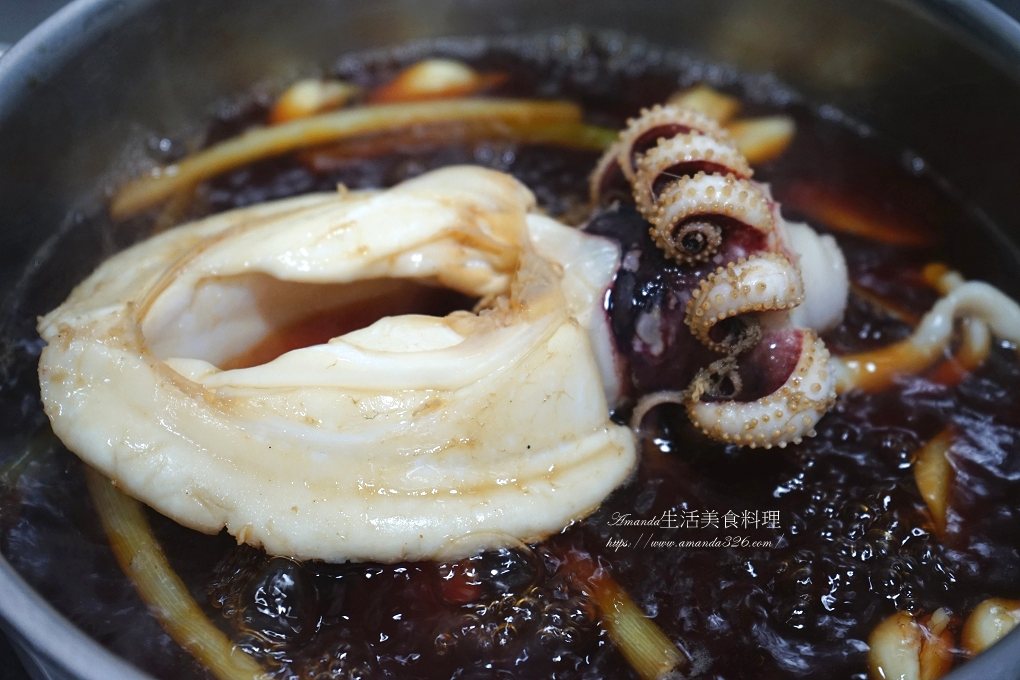 年菜-鮮嫩滷花枝-廚房新手不敗料理 @Amanda生活美食料理