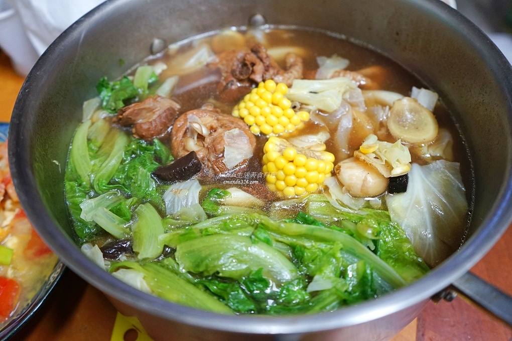老菜脯蔬菜雞湯,老菜脯雞湯,老菜脯雞湯鍋,菜脯雞,菜脯雞蔬菜鍋,菜脯雞鍋 @Amanda生活美食料理