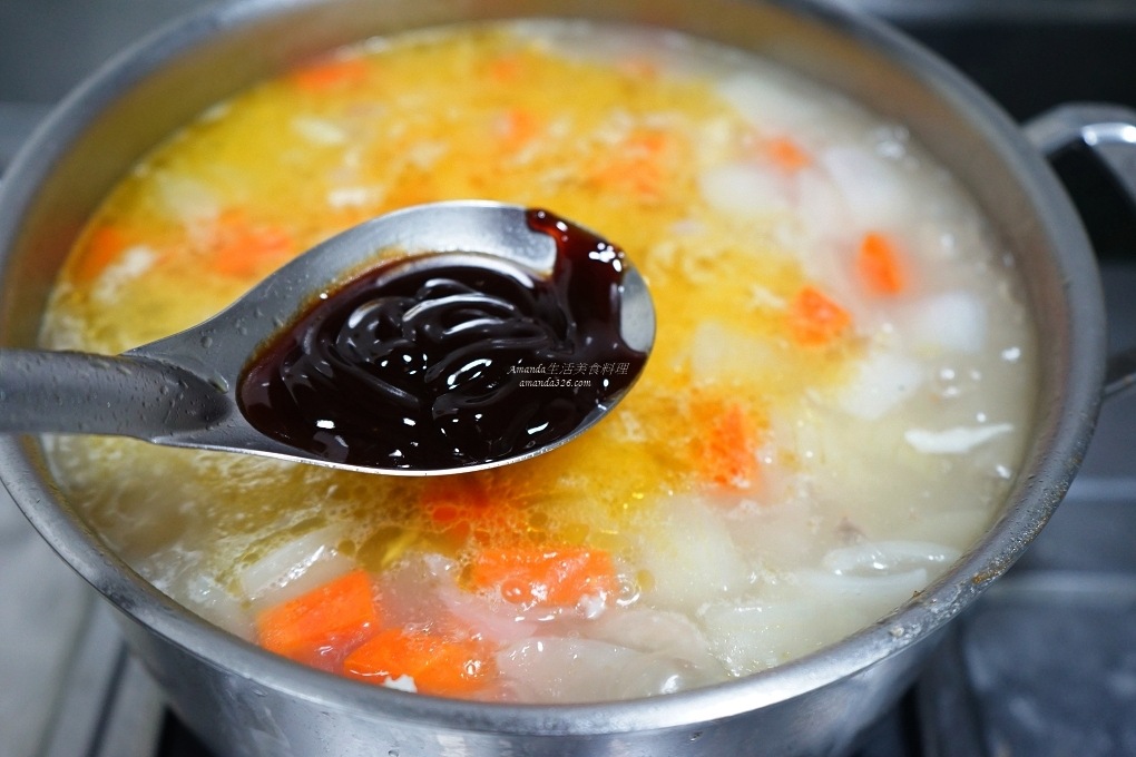 山藥燴飯,山藥雞湯,山藥雞羹湯,燴飯,雞湯,雞湯燴飯,雞湯飯,雞肉飯,食譜 @Amanda生活美食料理