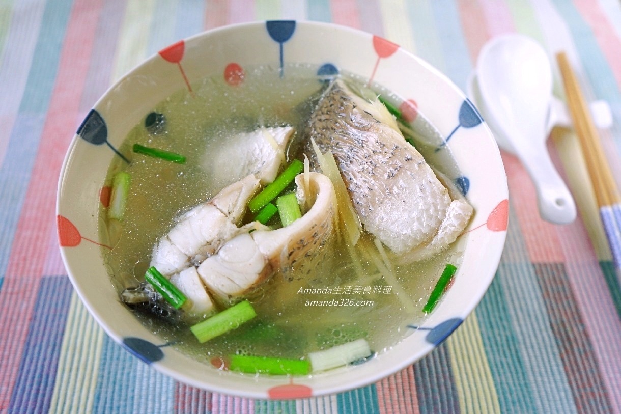 薑絲鱸魚湯-去腥鮮甜又營養 @Amanda生活美食料理