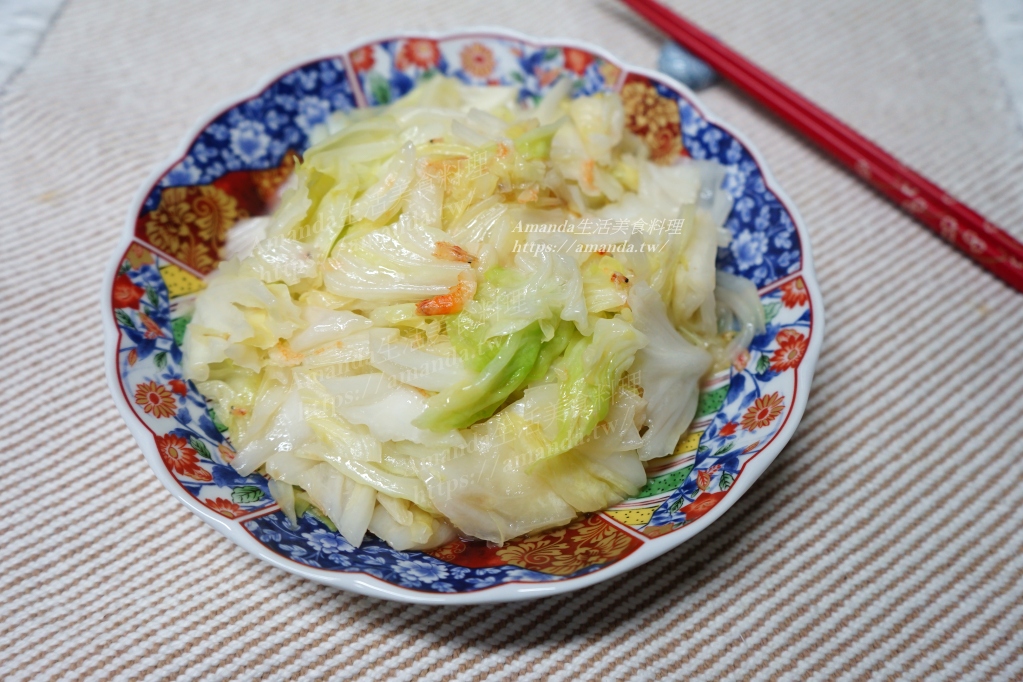 Amanda食譜,十分鐘上菜,快炒蔬菜,櫻花蝦料理,櫻花蝦炒蔬菜,櫻花蝦炒高麗菜,櫻花蝦高麗菜,炒高麗菜,食譜 @Amanda生活美食料理