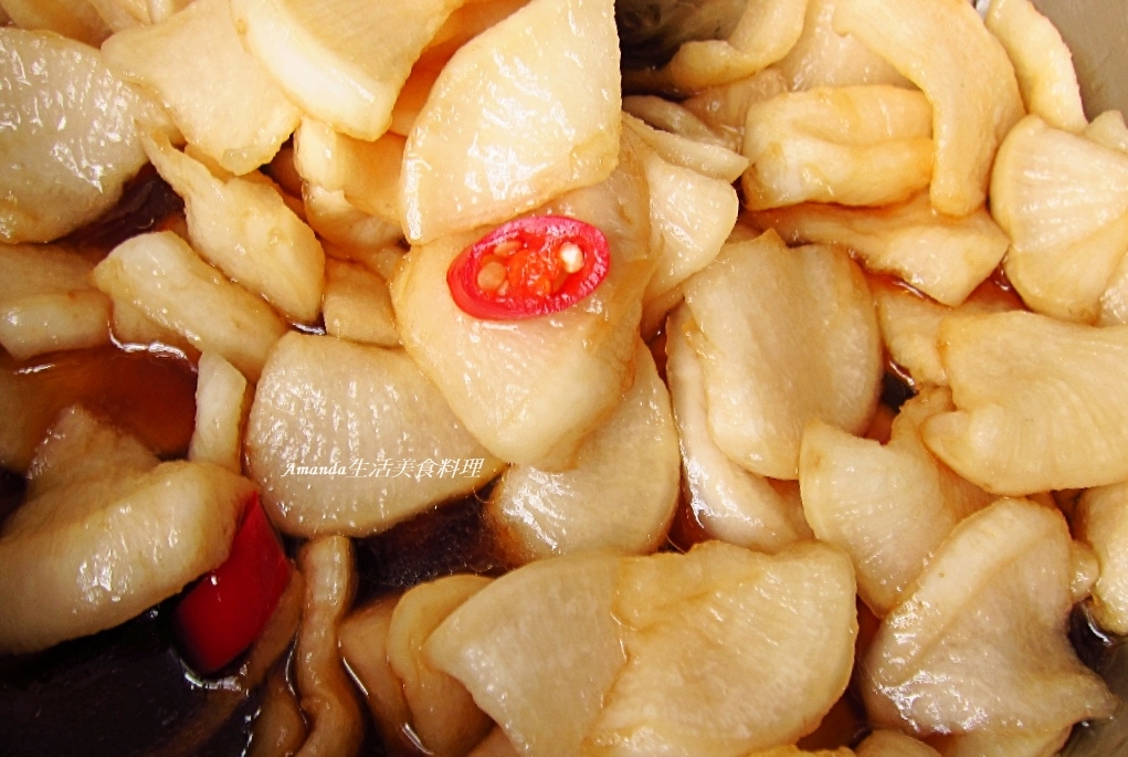 Amanda食譜,味噌白蘿蔔,烏醋白蘿蔔,白蘿蔔料理,白蘿蔔料理食譜,白蘿蔔醃漬,素食,蔬食,蘿蔔殺青,蘿蔔殺青時間,醃漬白蘿蔔,醬油白蘿蔔,醬漬白蘿蔔,醬醃白蘿蔔,食譜 @Amanda生活美食料理