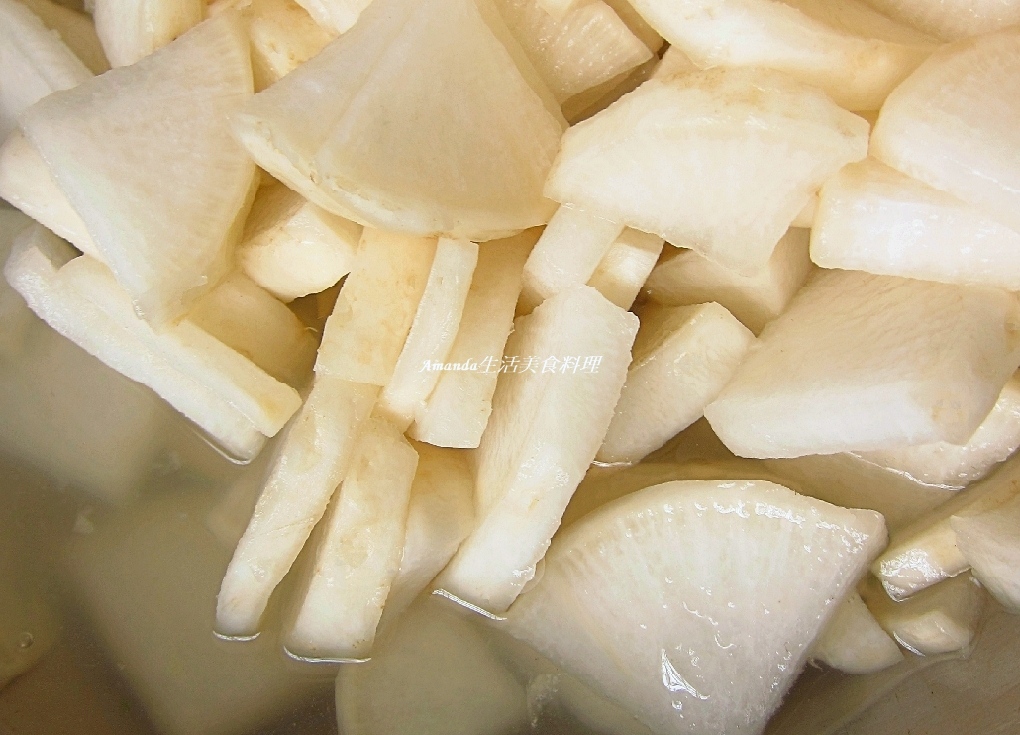 Amanda食譜,味噌白蘿蔔,烏醋白蘿蔔,白蘿蔔料理,白蘿蔔料理食譜,白蘿蔔醃漬,素食,蔬食,蘿蔔殺青,蘿蔔殺青時間,醃漬白蘿蔔,醬油白蘿蔔,醬漬白蘿蔔,醬醃白蘿蔔,食譜 @Amanda生活美食料理
