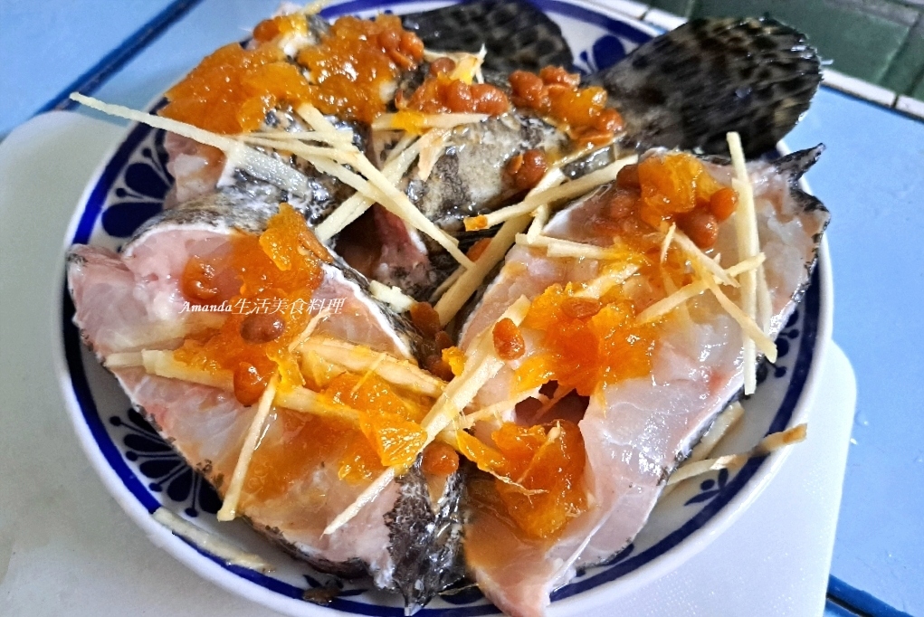 海鮮,清蒸龍虎斑,蒸魚,蒸龍虎斑,蒸龍虎石斑,醬鳳梨蒸魚,醬鳳梨蒸龍虎斑,食譜,魚料理,龍虎斑料理,龍虎石斑料理 @Amanda生活美食料理