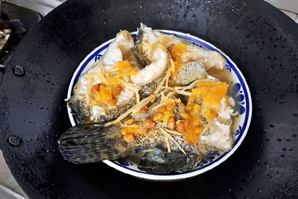 海鮮,清蒸龍虎斑,蒸魚,蒸龍虎斑,蒸龍虎石斑,醬鳳梨蒸魚,醬鳳梨蒸龍虎斑,食譜,魚料理,龍虎斑料理,龍虎石斑料理 @Amanda生活美食料理
