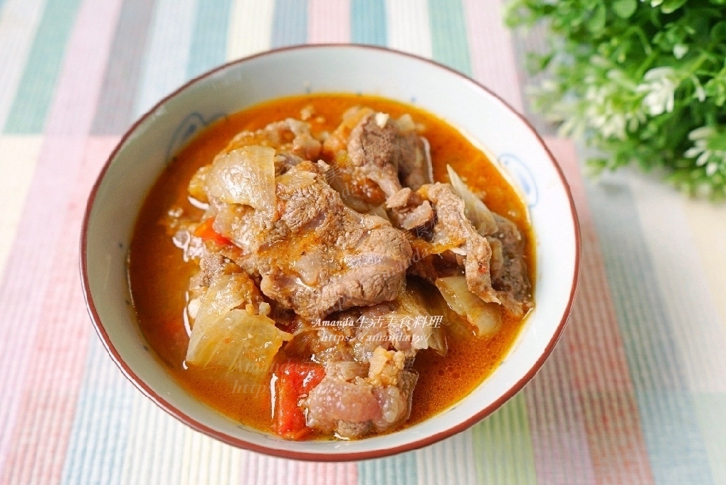 Amanda食譜,低油煙,健康料理,免顧火,免顧火料理,家常菜,懶人料理,懶人食譜,無水料理,無水番茄燉牛肉,無水番茄燉牛腱,牛肉食譜,牛腱食譜,番茄燉牛肉,番茄燉牛腱,番茄牛肉,茄紅素,鎖住鮮甜,零失敗食譜,電鍋料理,電鍋燉牛肉,電鍋食譜,食譜 @Amanda生活美食料理