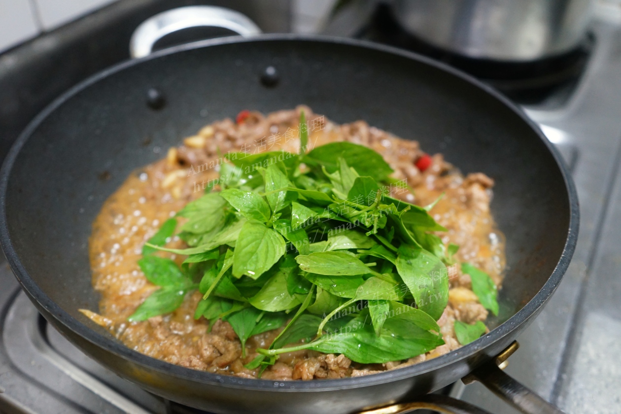 Amanda食譜,主菜,九層炒肉絲,十分鐘上菜,炒肉絲,炒豬肉,美食,肉料理,肉絲料理,肉絲炒九層塔,肉絲醃漬,豬肉,豬肉料理,醃漬肉絲,醃漬豬肉,食譜 @Amanda生活美食料理