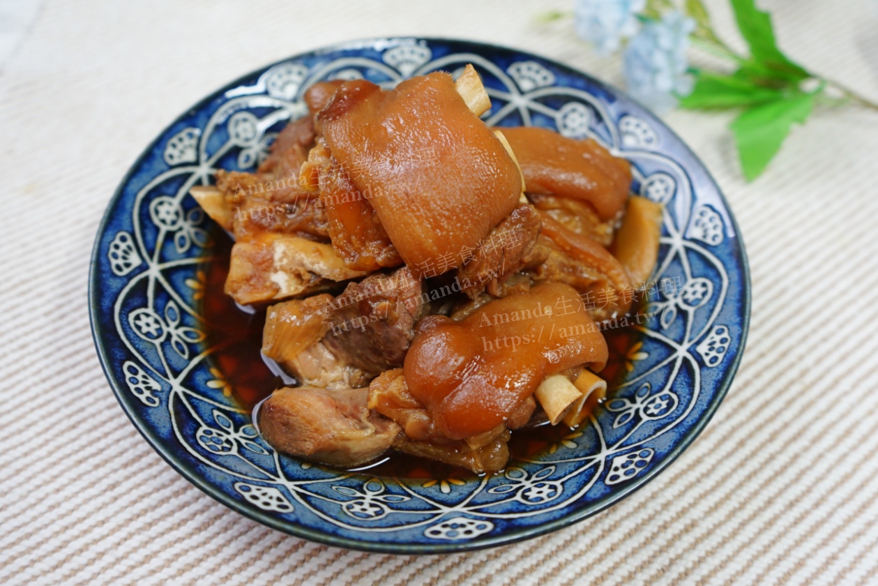 Amanda食譜,壓力鍋,壓力鍋料理,壓力鍋滷豬腳,滷肉入味,滷豬腳,滷豬腳入味,紅燒豬腳,美食,萬用鍋滷豬腳,豬皮料理,豬肉料理,豬腳料理,食譜 @Amanda生活美食料理