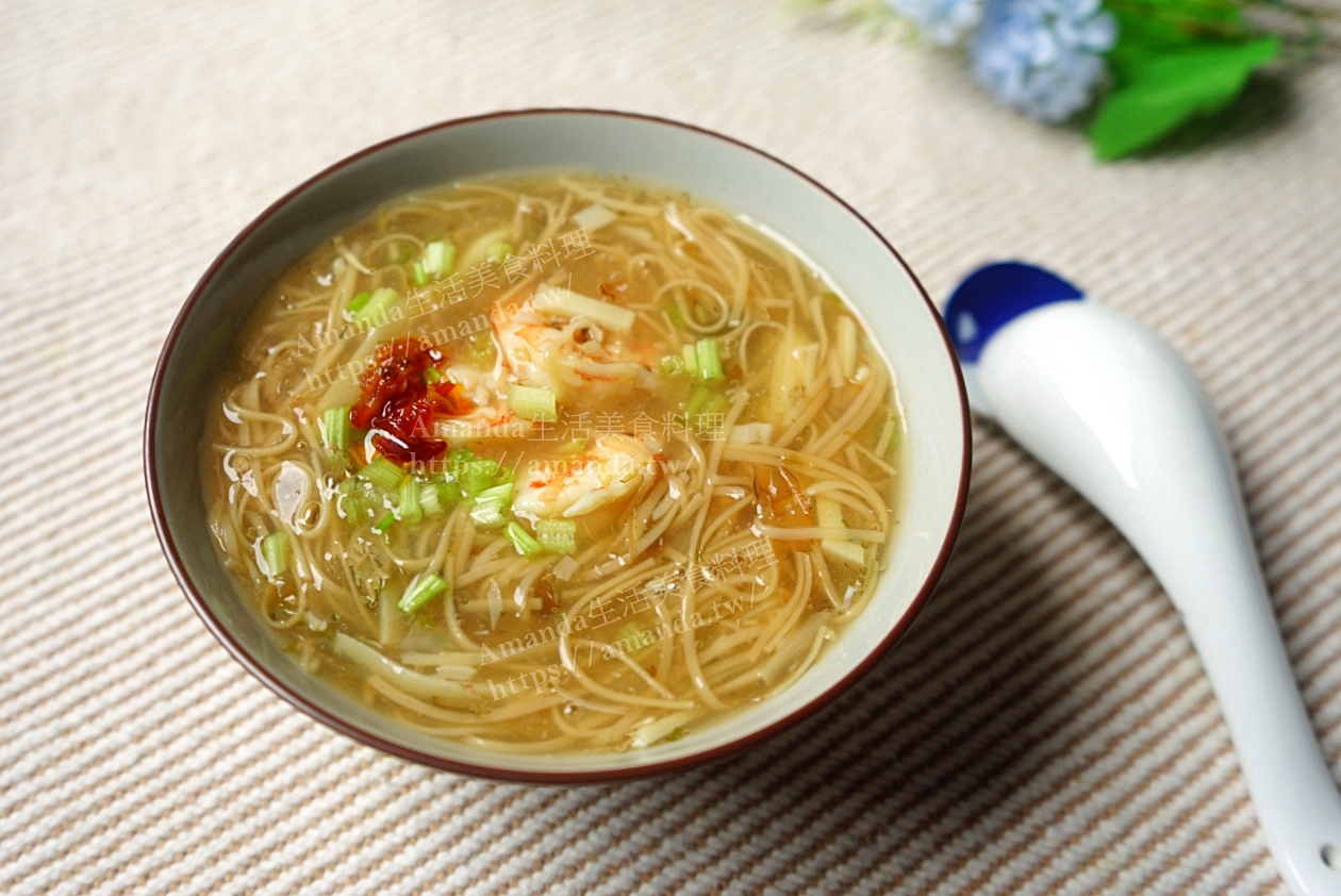 Amanda食譜,海鮮,海鮮麵線糊,竹筍麵線羹,美食,蚵仔麵線,蝦仁麵線糊,蝦仁麵線羹,食譜,鮮蝦麵線羹,麵線糊,麵線羹 @Amanda生活美食料理