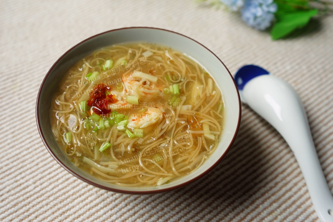 Amanda食譜,海鮮,海鮮麵線糊,竹筍麵線羹,美食,蚵仔麵線,蝦仁麵線糊,蝦仁麵線羹,食譜,鮮蝦麵線羹,麵線糊,麵線羹 @Amanda生活美食料理